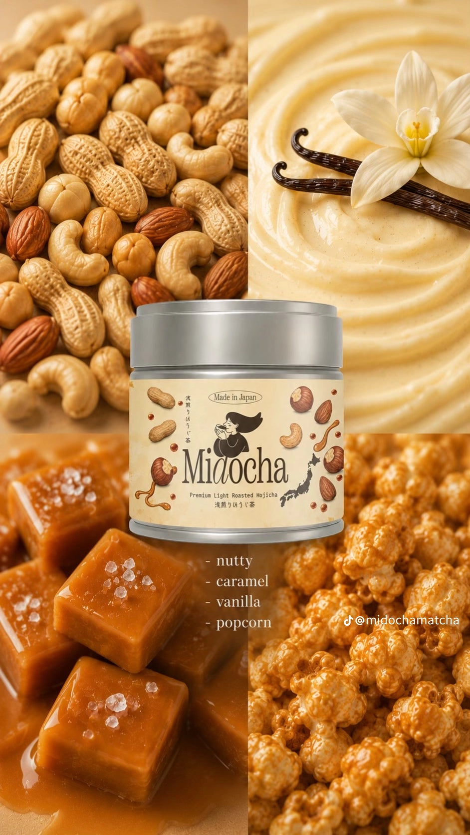MIDOCHA- HOJICHA LIGHT ROATS